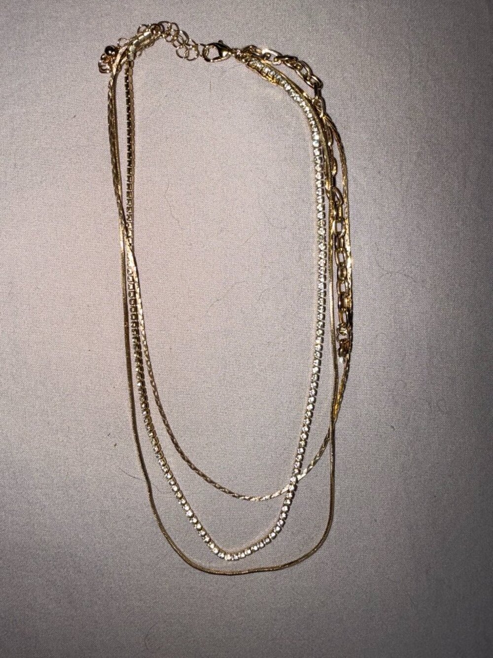 3-chain necklace